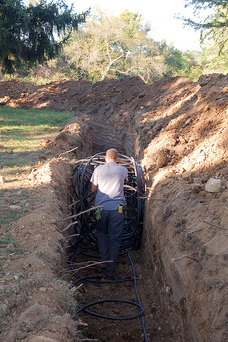 Digging Geothermal Closed Loop Trenches « Geothermal Kits